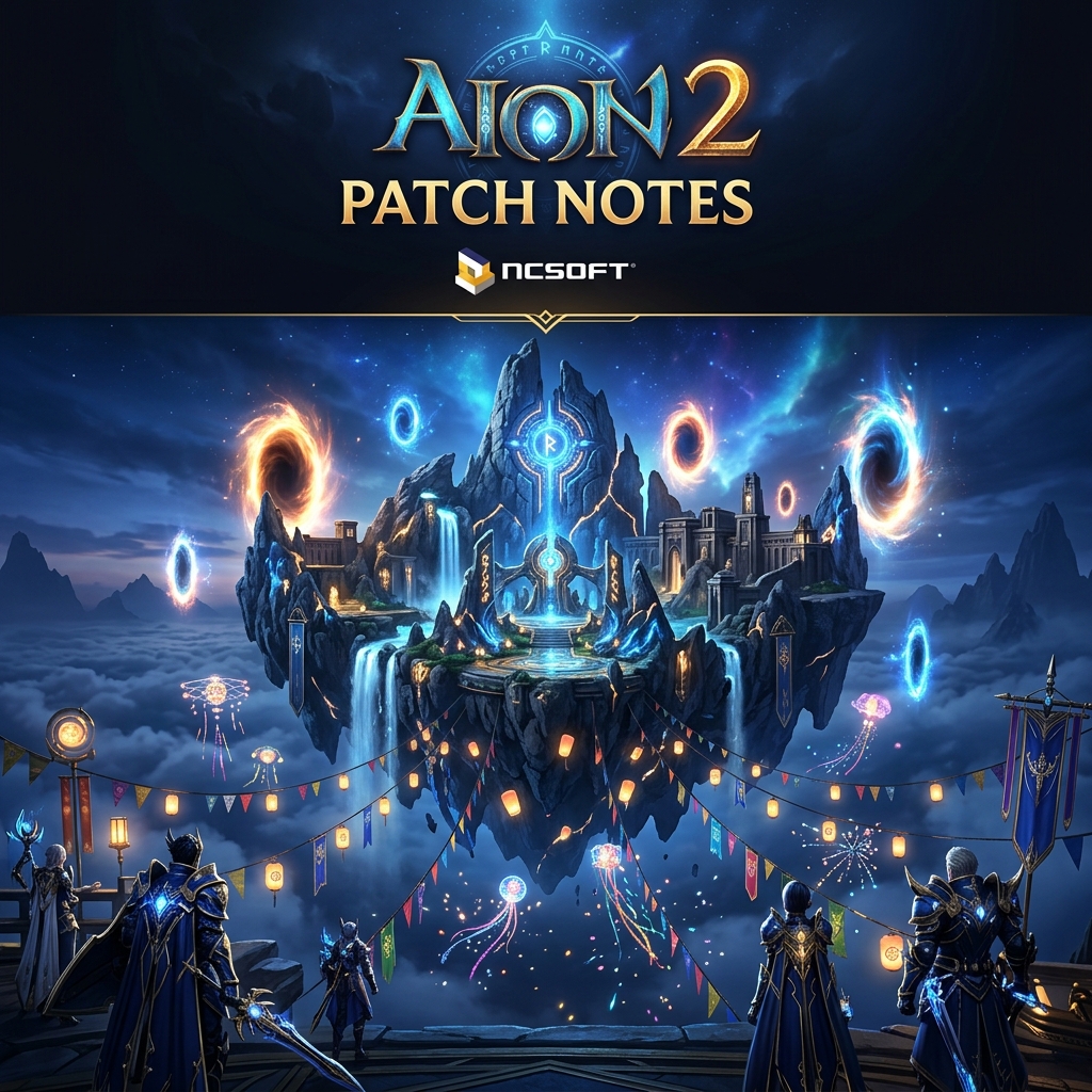 Notas Oficiales del Parche AION 2 — 15 de Julio de 2026